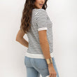 Laden Sie das Bild in den Galerie-Viewer, Kurzarm Pullover model 230140 Italy Moda
