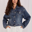 Laden Sie das Bild in den Galerie-Viewer,  Jeansjacke model 230177 Italy Moda 
