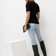 Laden Sie das Bild in den Galerie-Viewer,  Kurzarm Pullover model 230896 Italy Moda 
