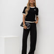 Laden Sie das Bild in den Galerie-Viewer,  Kurzarm Pullover model 230901 Italy Moda 
