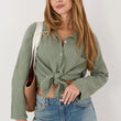 Laden Sie das Bild in den Galerie-Viewer,  Langarm Hemd model 231509 Italy Moda 
