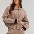 Laden Sie das Bild in den Galerie-Viewer, Cordjacke model 232012 Makadamia
