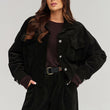 Laden Sie das Bild in den Galerie-Viewer, Cordjacke model 232014 Makadamia
