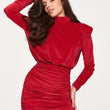 Laden Sie das Bild in den Galerie-Viewer,  Kurzes Kleid model 232029 Makadamia 
