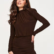 Laden Sie das Bild in den Galerie-Viewer,  Kurzes Kleid model 232039 Makadamia 

