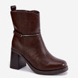 Laden Sie das Bild in den Galerie-Viewer,  Stiefeletten mit Absatz model 232070 Step in style 

