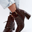 Laden Sie das Bild in den Galerie-Viewer, Stiefeletten mit Absatz model 232089 Step in style
