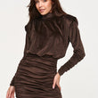 Laden Sie das Bild in den Galerie-Viewer,  Kurzes Kleid model 232512 Makadamia 
