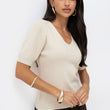 Laden Sie das Bild in den Galerie-Viewer,  Kurzarm Pullover model 232573 Factory Price 
