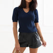 Laden Sie das Bild in den Galerie-Viewer,  Kurzarm Pullover model 232575 Factory Price 
