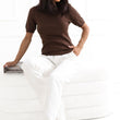 Laden Sie das Bild in den Galerie-Viewer,  Kurzarm Pullover model 232579 Factory Price 
