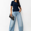Laden Sie das Bild in den Galerie-Viewer,  Kurzarm Pullover model 232580 Factory Price 
