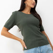 Laden Sie das Bild in den Galerie-Viewer,  Kurzarm Pullover model 232581 Factory Price 
