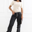 Laden Sie das Bild in den Galerie-Viewer,  Kurzarm Pullover model 232577 Factory Price 

