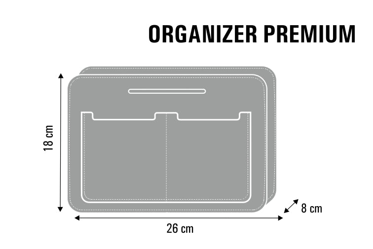 Taschenorganizer »Schwarz« OR02 | Textil Großhandel ATA-Mode