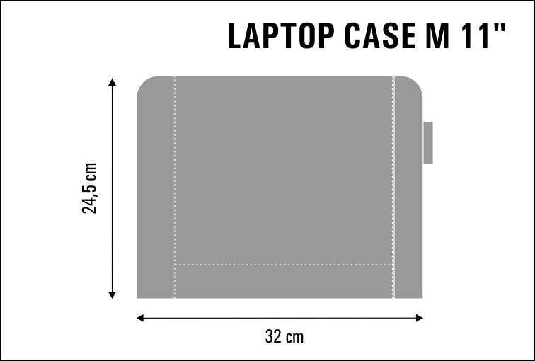 Etui Laptop 11" »Cube« EL11 | Textil Großhandel ATA-Mode