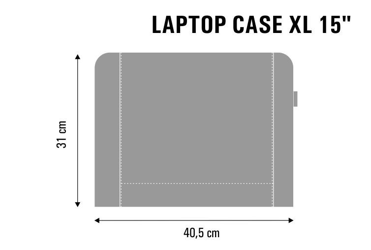 Etui Laptop 15" »Midnight« EL43 | Textil Großhandel ATA-Mode