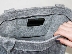 Filztasche POLO »Ikebana« TP03 | Textil Großhandel ATA-Mode