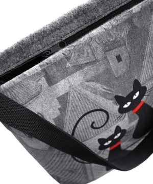 Filztasche FUNKY »Black Cats« FY14 | Textil Großhandel ATA-Mode