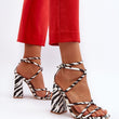 Laden Sie das Bild in den Galerie-Viewer, Sandalen mit Absatz Model 193939 Step in style
