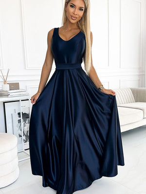 Langes Kleid Model 187277 Numoco | Textil Großhandel ATA-Mode