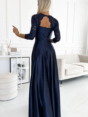 Langes Kleid Model 188119 Numoco | Textil Großhandel ATA-Mode