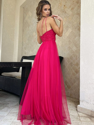Langes Kleid Model 188224 Bicotone | Textil Großhandel ATA-Mode