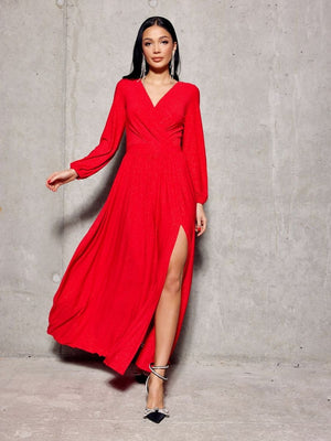 Langes Kleid Model 188244 Roco Fashion | Textil Großhandel ATA-Mode