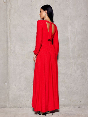 Langes Kleid Model 188244 Roco Fashion | Textil Großhandel ATA-Mode