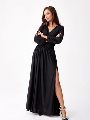 Langes Kleid Model 188245 Roco Fashion | Textil Großhandel ATA-Mode