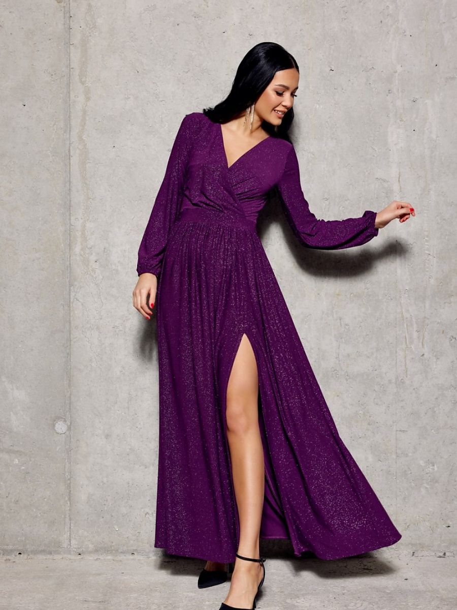Langes Kleid Model 188252 Roco Fashion | Textil Großhandel ATA-Mode