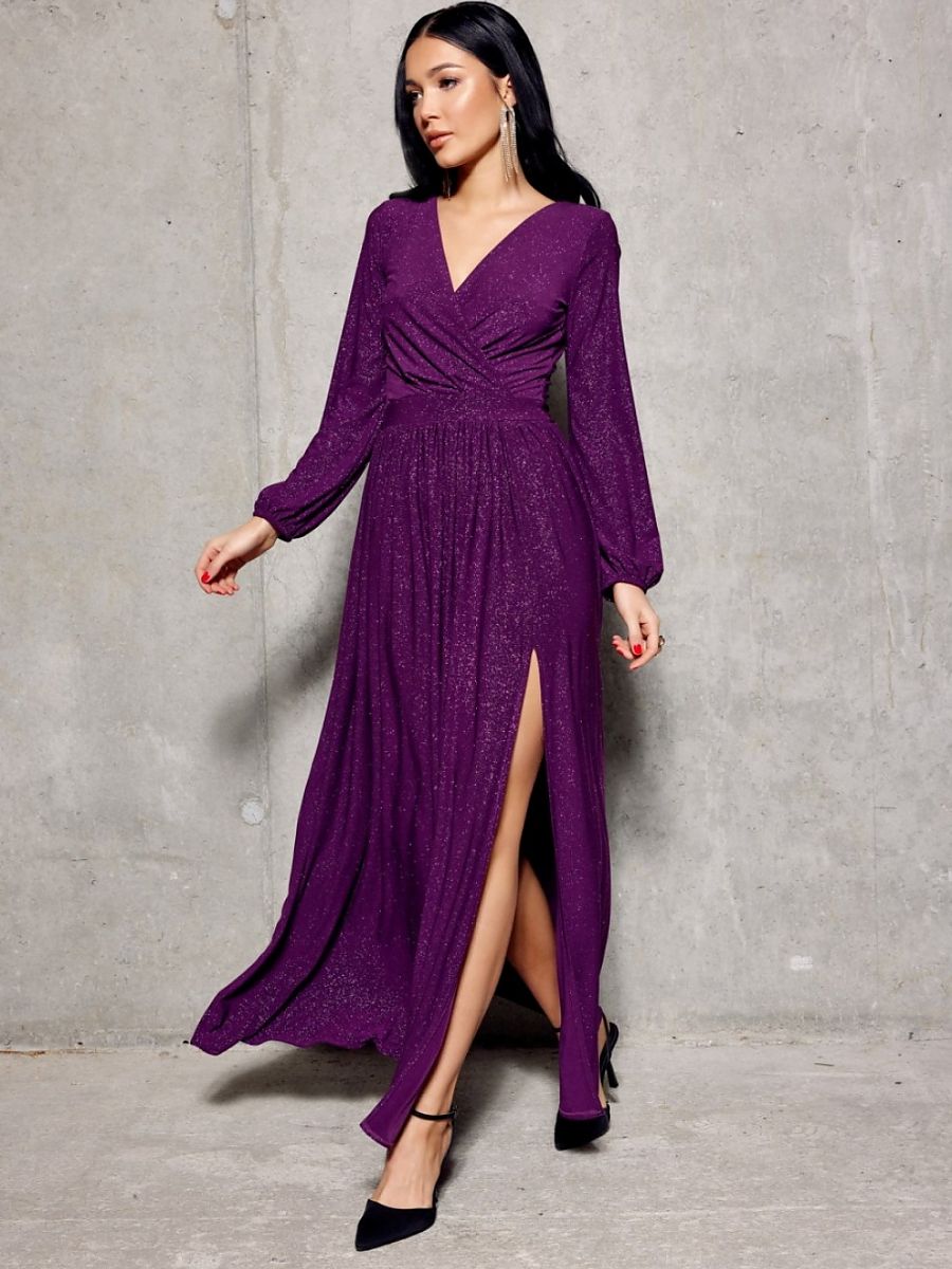 Langes Kleid Model 188252 Roco Fashion | Textil Großhandel ATA-Mode