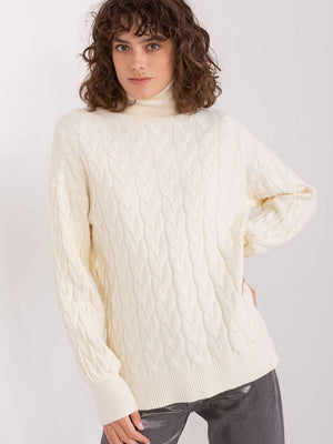 Rollkragenpullover Model 188310 AT | Textil Großhandel ATA-Mode