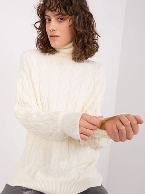 Rollkragenpullover Model 188310 AT | Textil Großhandel ATA-Mode