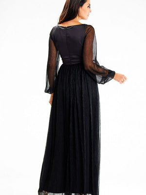 Langes Kleid Model 189439 awama | Textil Großhandel ATA-Mode