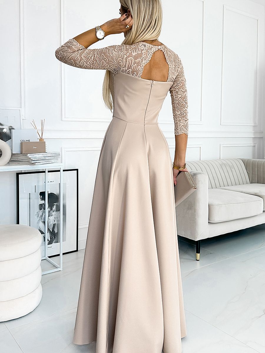 Langes Kleid Model 189675 Numoco | Textil Großhandel ATA-Mode