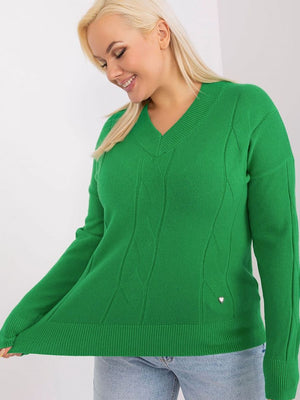 Pullover plus size Model 190052 Factory Price | Textil Großhandel ATA-Mode