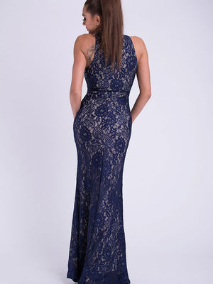 Langes Kleid Model 69402 YourNewStyle | Textil Großhandel ATA-Mode