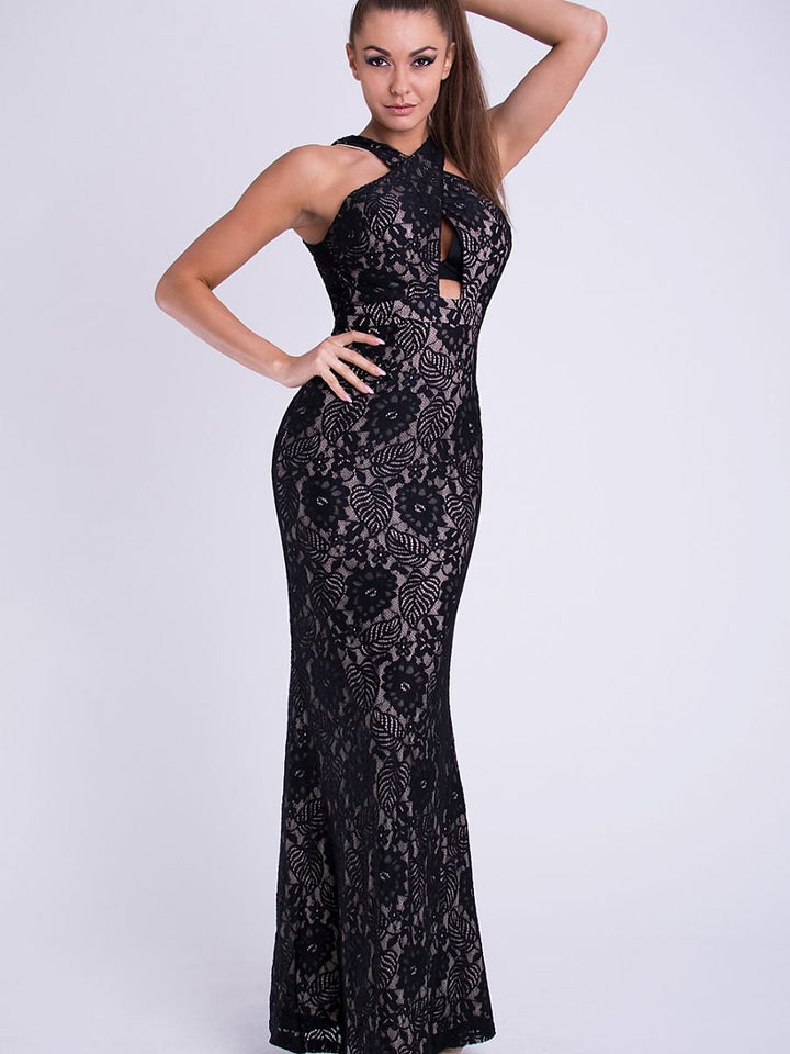 Langes Kleid Model 69403 YourNewStyle | Textil Großhandel ATA-Mode