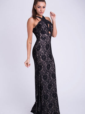 Langes Kleid Model 69403 YourNewStyle | Textil Großhandel ATA-Mode