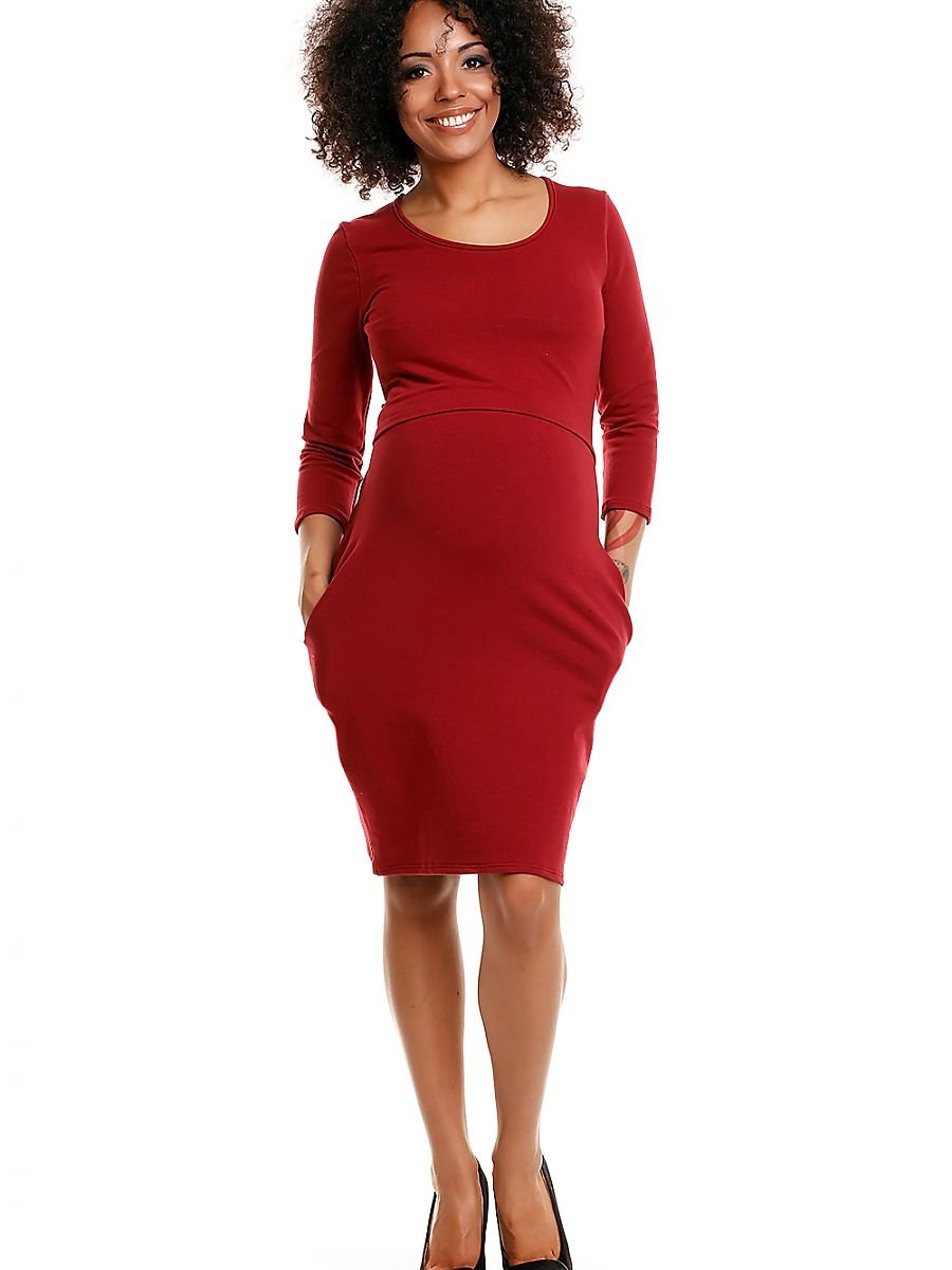 Schwangerschaftskleid Model 84434 PeeKaBoo | Textil Großhandel ATA-Mode