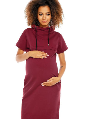 Schwangerschaftskleid Model 94420 PeeKaBoo | Textil Großhandel ATA-Mode