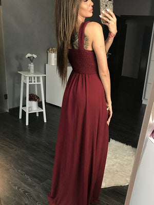 Langes Kleid Model 105254 YourNewStyle | Textil Großhandel ATA-Mode