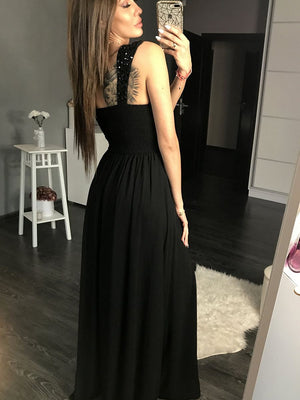 Langes Kleid Model 105269 YourNewStyle | Textil Großhandel ATA-Mode