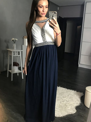 Langes Kleid Model 105281 YourNewStyle | Textil Großhandel ATA-Mode