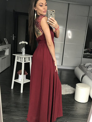Langes Kleid Model 105287 YourNewStyle | Textil Großhandel ATA-Mode