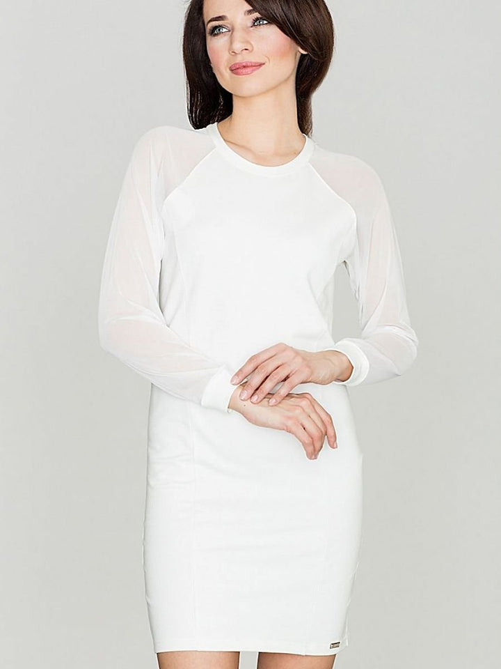 Kurzes Kleid Model 119330 Lenitif | Textil Großhandel ATA-Mode