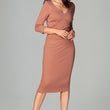 Laden Sie das Bild in den Galerie-Viewer, Alltagskleid Model 120311 Lenitif | Textil Großhandel ATA-Mode
