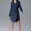 Laden Sie das Bild in den Galerie-Viewer, Alltagskleid Model 126028 Figl | Textil Großhandel ATA-Mode

