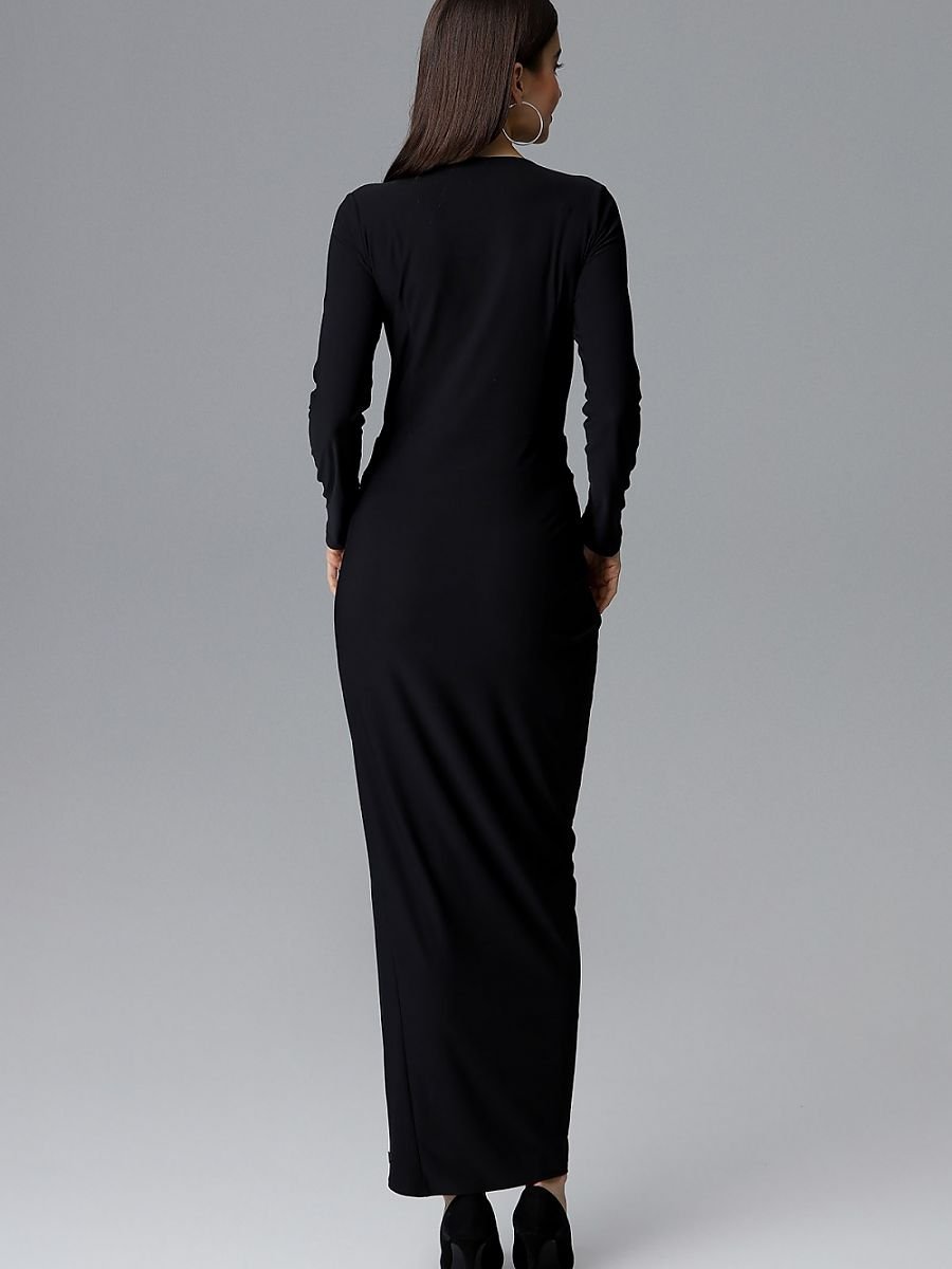 Langes Kleid Model 126213 Figl | Textil Großhandel ATA-Mode